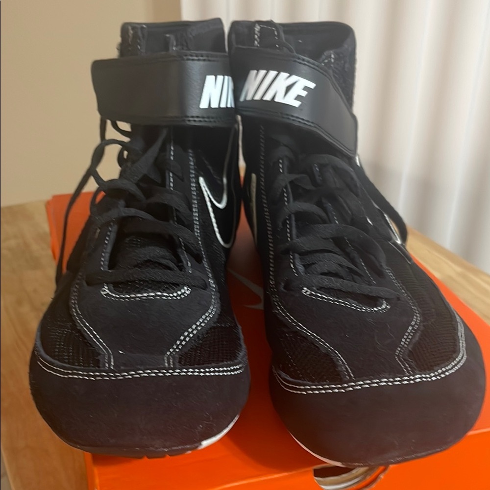 Nike Black wrestling shoes